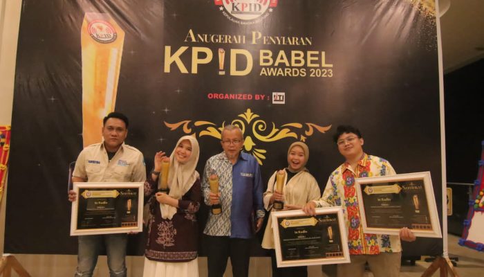 In Radio Sabet Tiga Penghargaan Anugerah Penyiaran KPID Babel Award 2023