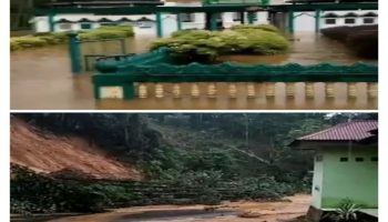 Pangkalan Dilanda Banjir, Jalan Sumbar Riau Kembali Lumpuh