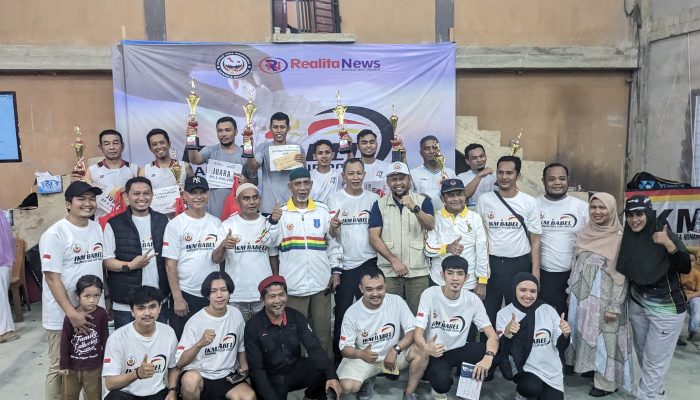 Hendri dan Ade Juarai Turnamen Badminton IKM BABEL CUP 2023
