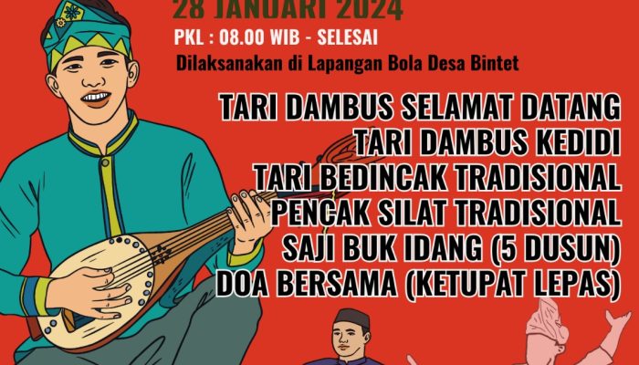 Desa Bintet Gelar Acara Adat Doa Sekampung