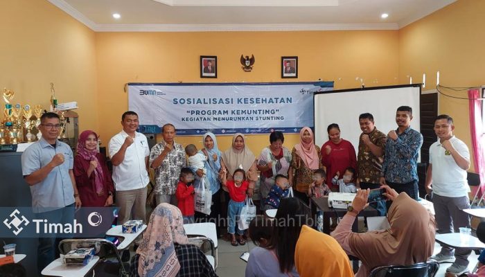 PT Timah Mendukung Pemerintah Mengentaskan Stunting