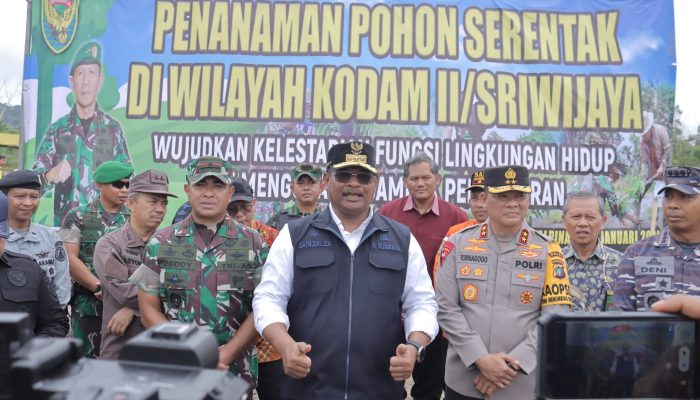 Pemprov Babel dan Korem 045/GAYA Rehabilitasi Lahan Kritis