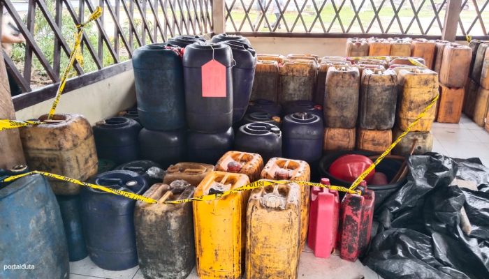 Timbun BBM Subsidi, Warga Tempilang Diamankan