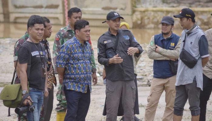 Wabup Bangka Barat Tinjau Kolam Retensi Guna Atasi Banjir