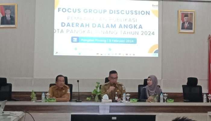 FGD BPS, Data Berkualitas Kunci Sukses Pembangunan Kota Pangkalpinang