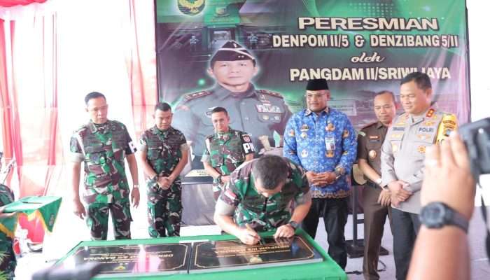 Pangdam II Sriwijaya Resmikan Denpom II/5 dan Denzibang 5/II Bangka
