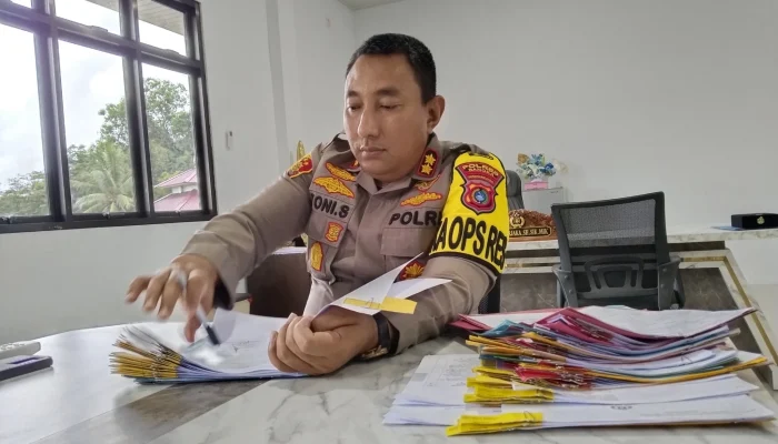100 Personil Polda Babel BKO di Polres Bangka