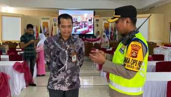 Polres Banyuasin Terapkan Pengamanan Ketat pada Rapat Pleno KPU