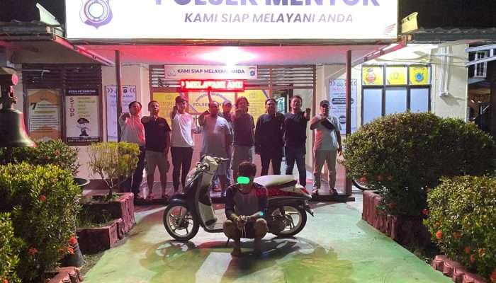 Pembuat Batako Ditangkap Gegara Larikan Sepeda Motor
