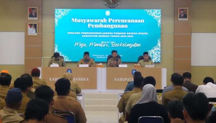 Pj Bupati Bangka Buka Musrembang RKPJD dan RKPD Bangka