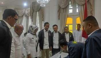 Pj Walikota Hadiri Pelantikan BPC HIPMI Pangkalpinang 2024 -2027