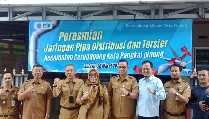 Pemkot Resmikan 201 Jaringan Pipa Distribusi dan Tersier PDAM