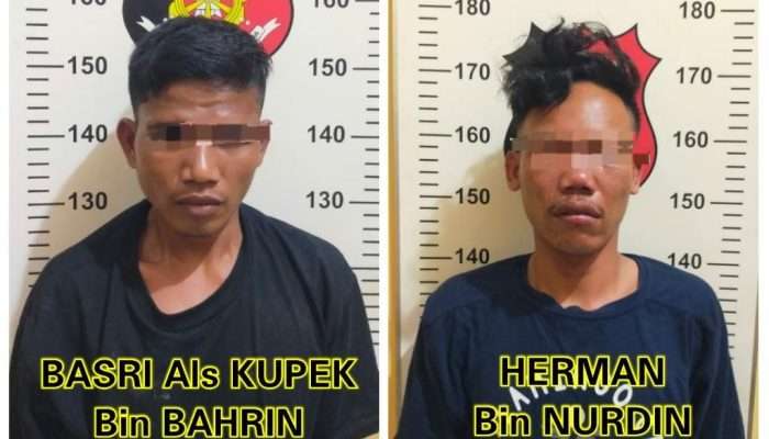 Dua Pelaku Curanmor Diamankan Polsek Muara Telang