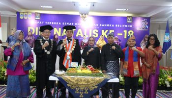UBB Gelar Dies Natalis:  “18 Tahun Berpacu, Dengan BLU Melaju“