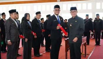 Hani S. Rustam Lantik 15 Pejabat Baru di Lingkungan Pemerintah Kabupaten Banyuasin