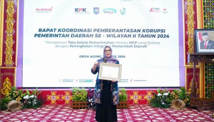 Pemkot Pangkalpinang Terima Penghargaan dari KPK