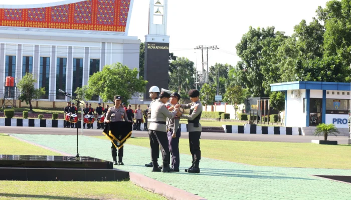 Kapolda Babel Pimpin Apel Gelar Pasukan Amankan Lebaran