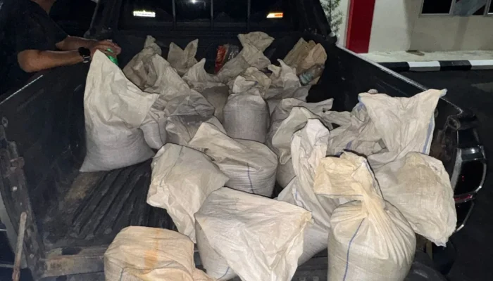 Polisi Amankan 1,2 Ton Lebih Pasir Timah Ilegal