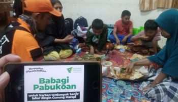 Dompet Dhuafa Singgalang Bantu Warga Terdampak Banjir Lahar Dingin