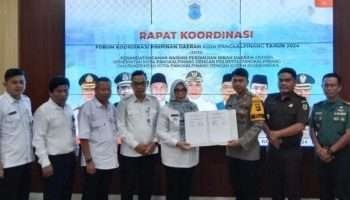 Pemkot Pangkalpinang Tekan MoU tentang NPHD dengan Polresta dan Kodim 0413/Bangka