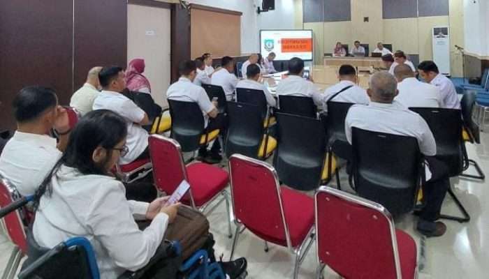 Penjabat Sekda Basel Pimpin Rapat Verifikasi Rencana Kerja Perangkat Daerah