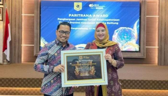 Basel Raih Penghargaan Paritrana Terbaik ke-2 se-Bangka Belitung
