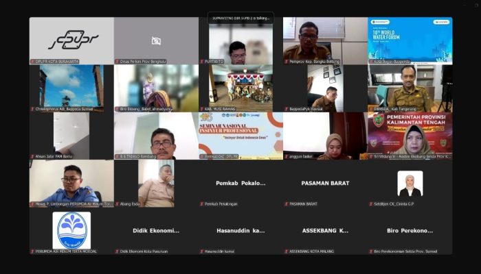 Sekda Babel Ikuti Rakor Persiapan Pelaksanaan World Water Forum