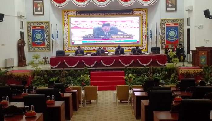 Rapat Paripurna Peringatan HUT ke 79 Kemerdekaan RI di Gedung DPRD Bangka Belitung