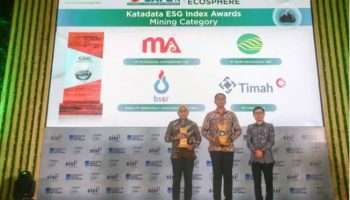 Komitmen Implementasikan ESG, PT Timah Tbk Raih Katadata ESG Index Award 2024