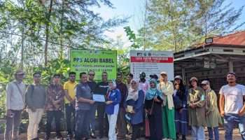 Mahasiswa Unmuh Babel ISC Datangi Pusat Rehabilitasi Satwa PT Timah dan Yayasan Alobi