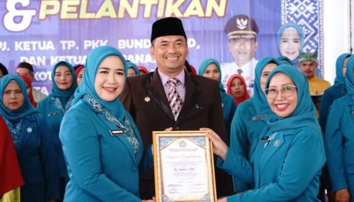 Yuniar Budi Utama Dilantik jadi Penjabat Ketua PKK, Dekranasda dan Bunda PAUD Kota Pangkalpinang