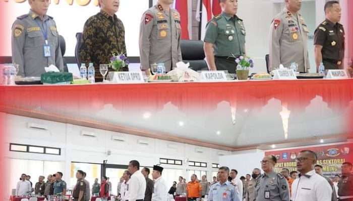 Ketua DPRD Babel Hadiri Rakor Lintas Sektoral Operasi Mantap 2024