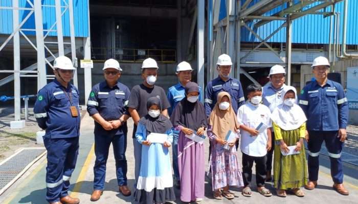 PT Timah Santuni Anak Yatim Piatu di HUT ke 79 Kemerdekaan RI