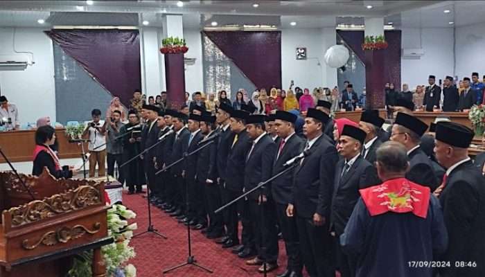 35 Caleg Terpilih Resmi Dilantik Jadi Anggota DPRD Bangka