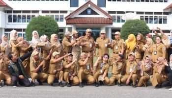 Menjadi Inspektur Upacara, Sudarman Pamit Sebagai ASN