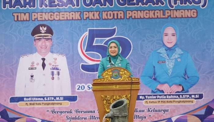 Pangkalpinang Juara Umum Lomba HKG ke-52 PKK Tingkat Provinsi