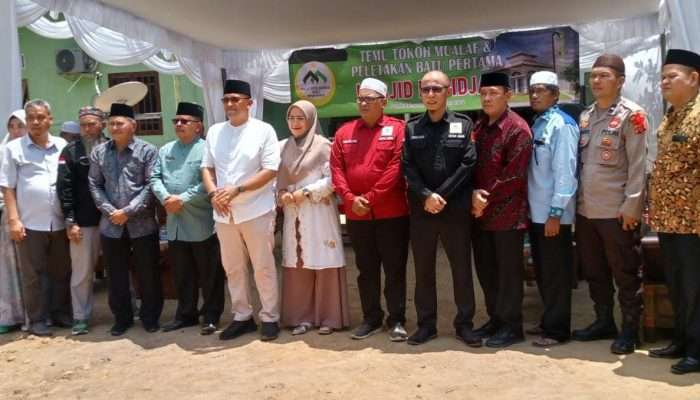 Pembangunan Masjid Hodidjah dan Gedung Mualaf Center Pangkalpinang Dimulai