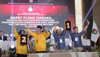 Penjabat Gubernur Babel Sugito Hadiri Rapat Pleno KPU