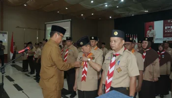 Penjabat Gubernur Dilantik jadi Kamabida Pramuka Babel