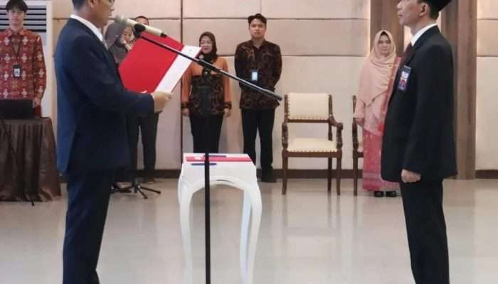 Leo Lendra Dikukuhkan Jadi Kepala BPKP Babel