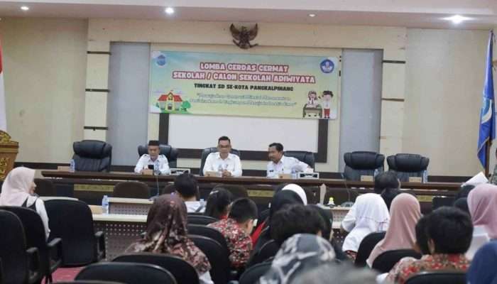 Pemkot Pangkalpinang Gelar Lomba Cerdas Cermat Adiwiyata