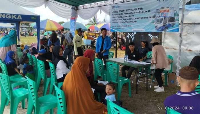 PT Timah Hadirkan Mobil Sehat Semarakkan Festival Danau Pading III Perlang 
