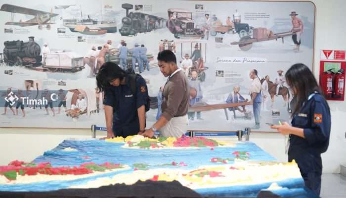 Mahasiswa Fakultas Geologi Universitas Padjajaran Kunjungi PT Timah