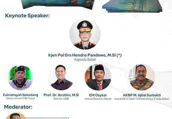 PWI Babel Gelar Diskusi Pilkada Damai, Anti Hoaks dan Peluncuran Buku “Mengeja Laut”