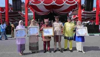 Pimpin Upacara Hari Jadi ke-24 Bangka Belitung, Sugito Sampaikan Sejumlah Capaian