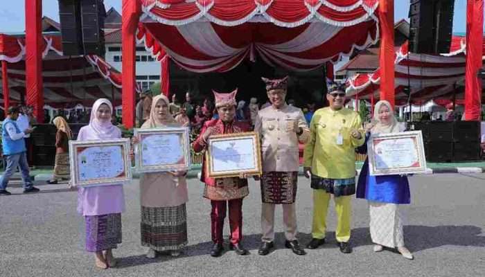 Pimpin Upacara Hari Jadi ke-24 Bangka Belitung, Sugito Sampaikan Sejumlah Capaian