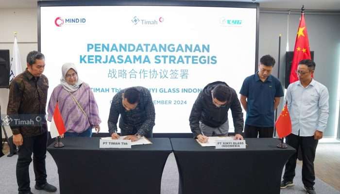 PT TIMAH Tbk dan PT Xinyi Glass Indonesia Berkolaborasi, Dukung “Asta Cita” Hilirisasi