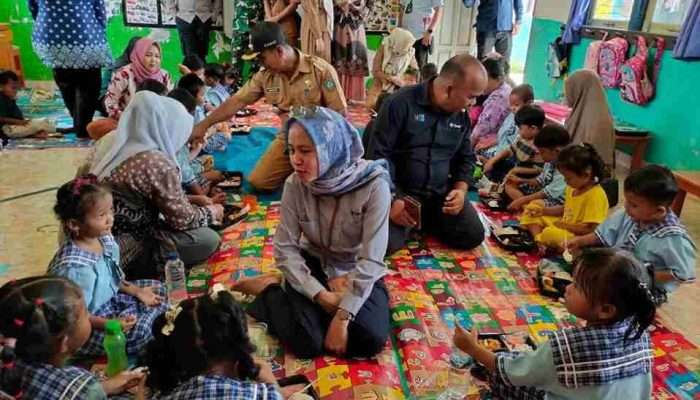 PT Timah Uji Coba Program Makanan Bergizi Gratis di Belitung Timur