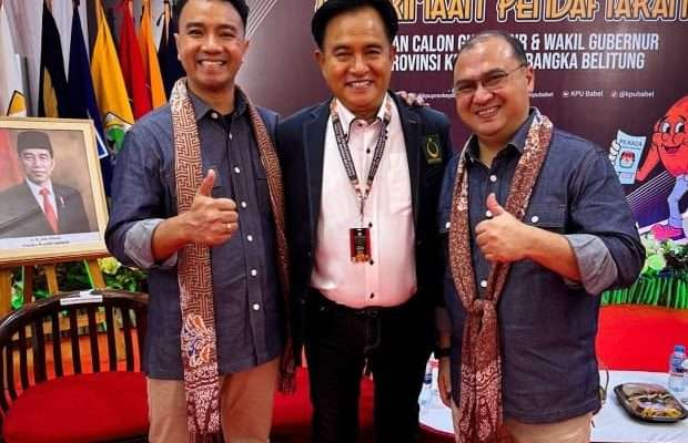 Pilih Paslon Nomor 1: Bangun Babel dengan Kolaborasi Tegak Lurus dengan Pusat