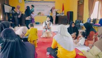 Bersama AIMI Babel, PT Timah Gelar Pembelajaran Gizi Untuk Warga Cupat untuk Cegah Stunting